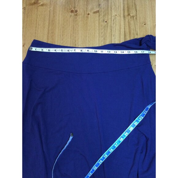 NWT Lilly Pulitzer Kimmy Skirt Solid Navy Blue Size XL Tie Side Nautical Preppy - Picture 5 of 9